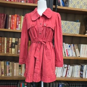 Elle Polka Dot Patterned Fabric, Size Small